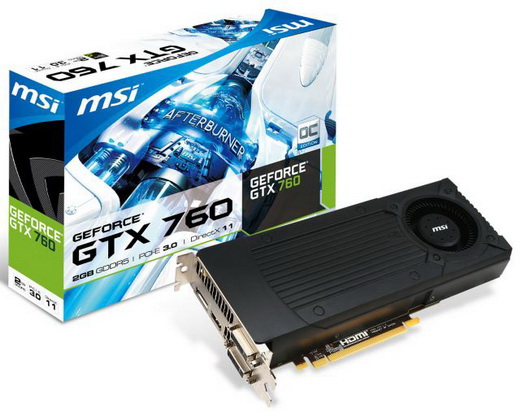 Видеокарта PCI-E 3.0 MSI GeForce GTX 760